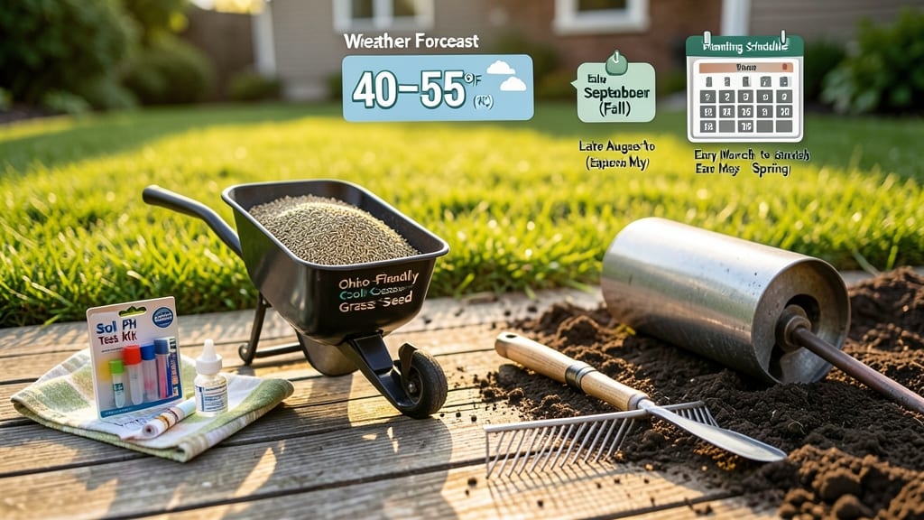 When Is the Best Time to Plant Grass in Ohio: Soil Temp & Microclimate Calendar for Zero Frost Risk